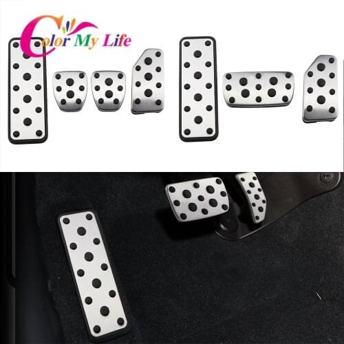 Color My Life Car Pedals for Subaru Forester 2018-2021 XV 2017-2021 Impreza 2015-2021 Accessories Gas Brake Restfoot Pedal Cover
