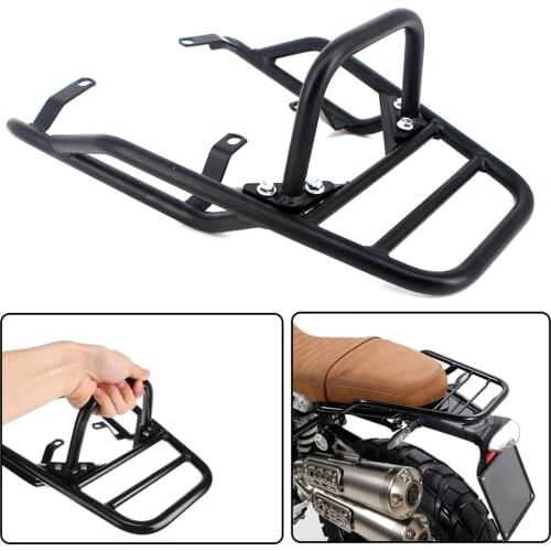 For BMW R NINE T R NINET R9T R 9 T 9T Pure Racer Scrambler 2014-2020 Motorcycle Rear Seat Luggage Carrier Rack with Handle Grip