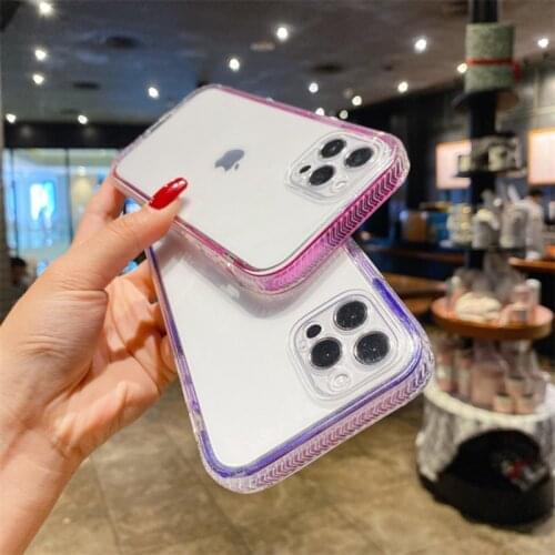 Two-In-One Phone Case For Iphone 11 12 Pro Max Mini Coque Iphones X Xr Xs SE2020 7 8 Plus Fluorescence Cover Accessories