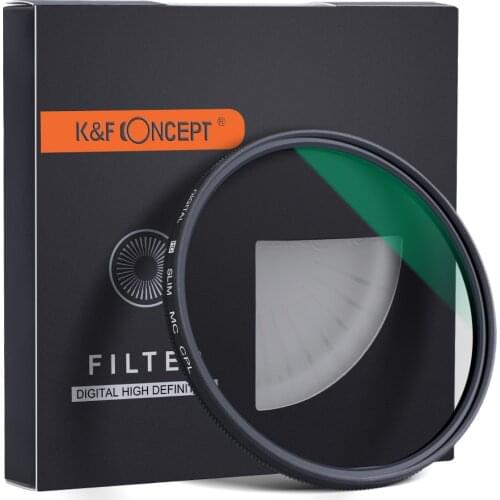 K&F Concept CPL Filter 49/52/58/62/67/72/77/82mm Ultra Slim Optics Multi Coated Circular Polarizer Polarized Lens Cmera Filter