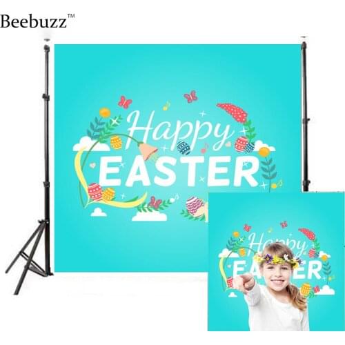 Cartoon Easter Decoration Background Easter Egg Decoration Photo Photography