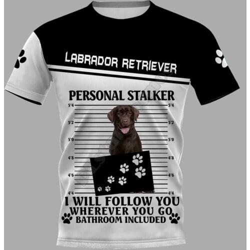 PLstar Cosmos Labrador Retriever 3D Printed t-shirt Harajuku Streetwear T shirts Funny Animal Men For Women Short Sleeve 07