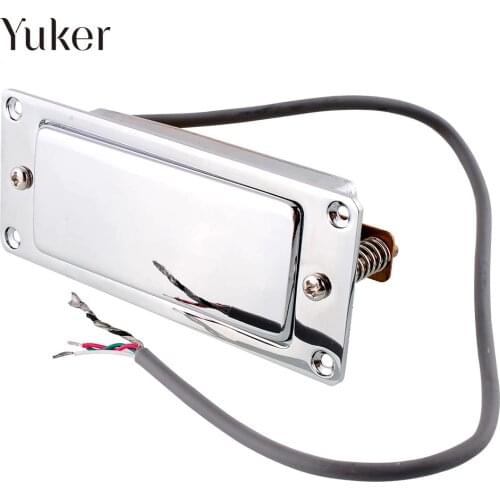 Classic Vintage Tone Chrome Silver mini LP Acoustic Guitar Humbucker Pickup sealed Pick Up Music Repair Guitar Accessories Tool