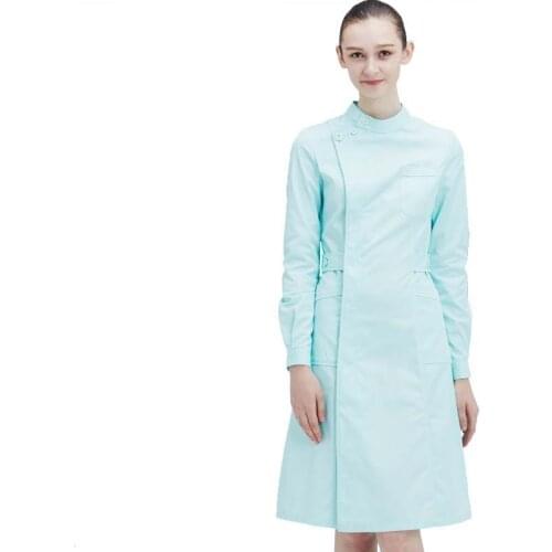 Multicolour Ladies Medical Robe gown Women Lab Coat nurse scrub Doctor uniform medical Hospital Overalls Lab Coat hospital gown