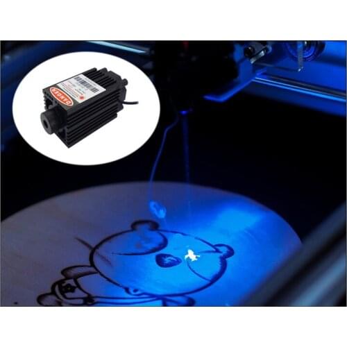 Dyue Laser Diode 3.5W laser diode cutting blue 445nm high power adjustable laser head DIY laser engraving with driver board