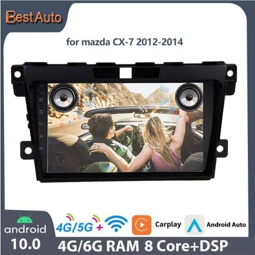 Sinosmart support BOSE 8 Core DSP 48EQ 2Din IPS 2.5D screen car gps multimedia radio navigation player for mazda CX-7 2012-2014