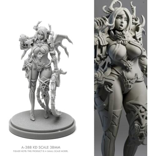 38mm Resin model kits figure beauty colorless and self-assembled A-388