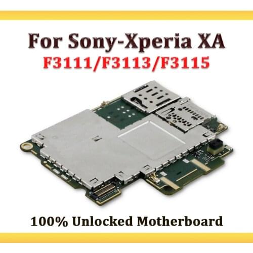 LISFG Original Unlocked Full Working Logic Board For Sony Xperia XA F3111 F3113 F3115 Motherboard Mainboard With Android System