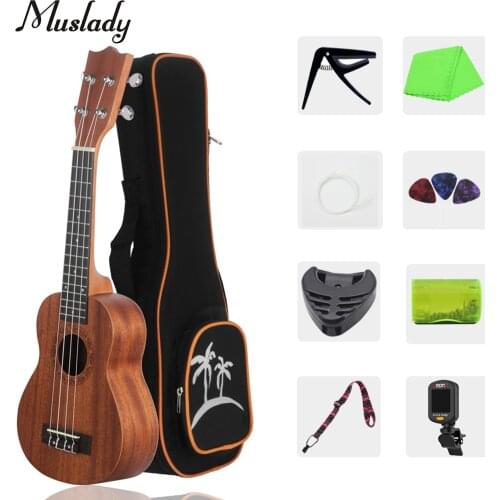 Camwood 28 Inch Acoustic Guitalele Guilele Teakwood Material with Gig Bag Strap Spare Strings Cleaning Cloth Capo ukulele