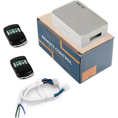 Universal RF Switch 433 Mhz Remote Control For The Garage Door Mini Controller Receiver Work With Rolling Shutter Tubular Motor