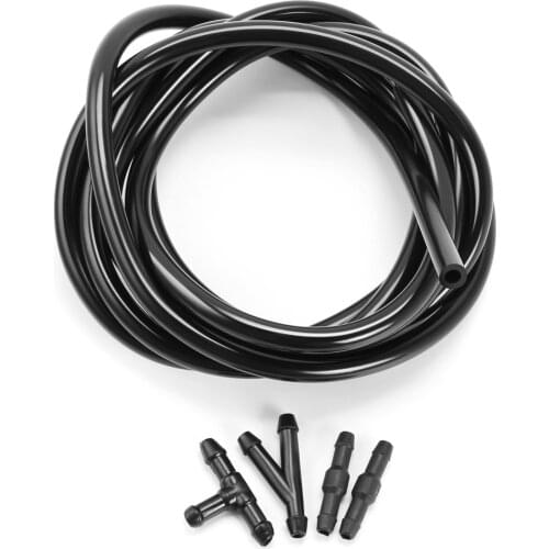 5pcs/Set 2m Universal Car Windshield Washer Hose Automotive Styling for Honda Civic City Accord Odyssey Spirior CR-V CR-Z CRX