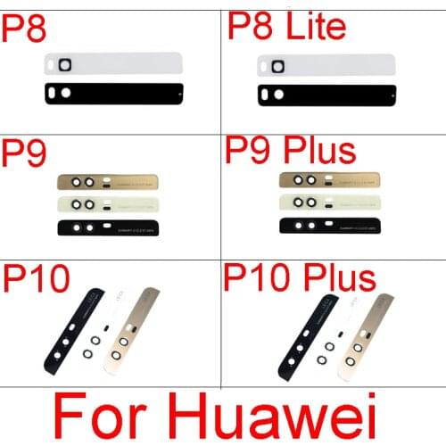 Back Camera Lens & Flash Cover For Huawei P8 P9 P10 Lite Plus Rear Outer Camera Glass Lens + Adhesive Sticker Replacement Repair