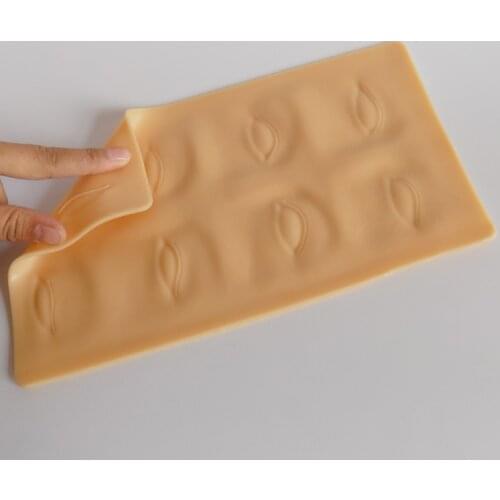 1pcs Permanent Fake Eyebrow skin tattoo practice skin 3D high quality training skin for makeup