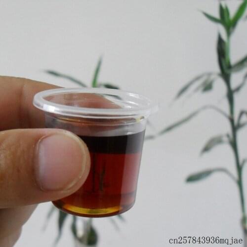 1000pcs Disposable Sauce Cups 20ml Transparent Packaging Cups for Pudding Ice Cream Jelly Mini Small Takeaway Cup