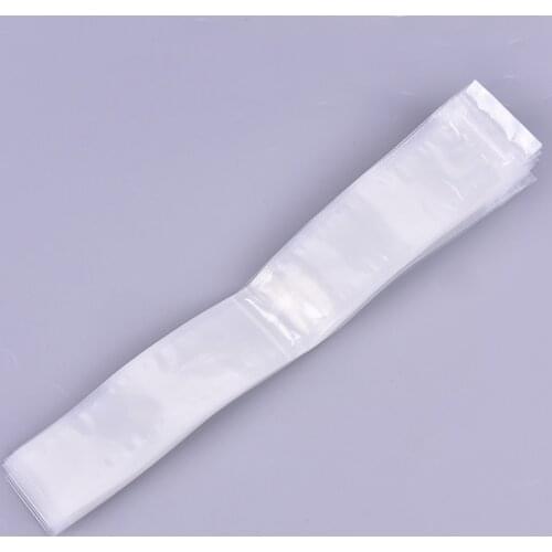 20pcs 11.4*1.8in DIY clear PVC Disposable Mold Bags Free Zip Ice Pop Freeze Candy Maker Pouch For Popsicle