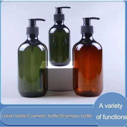 300/500ml Liquid Soap Dispenser Bathroom Accessories Lotion Shampoo Bottle Soap Dish For Bathroom Empty Pump Bottle Home Decor