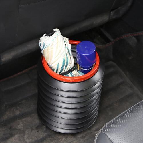 Car Folding barrel Trash Can for Infiniti FX-series Q QX-series Coupe EX37 EX25 JX35 EX35 G M Class