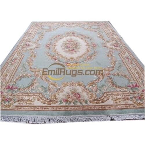 Wool carpets for living room plush rug Large Floral Antique French savonery Hmade Home Decore Area large thick rugs