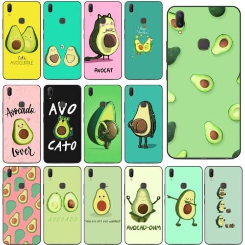 YNDFCNB avocado aesthetic cute fashion pattern Phone Case for vivo Y91C Y11 17 19 53 81 31 91 for Oppo a9 2020