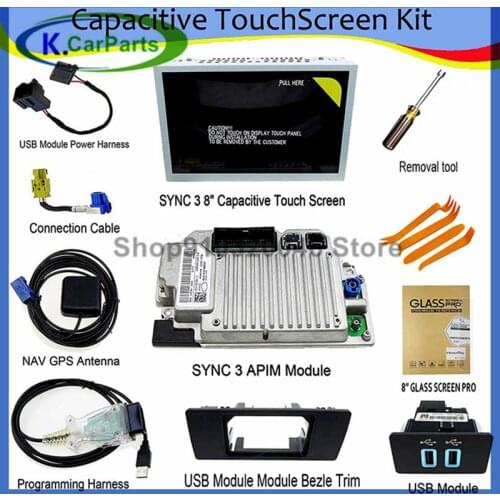 HC3T-14F014-BD SYNC 3.4 Complete for Ford Touch SYNC 2 to SYNC 3 Upgrade Kit Android Auto Carplay HC3T-14F014-BD