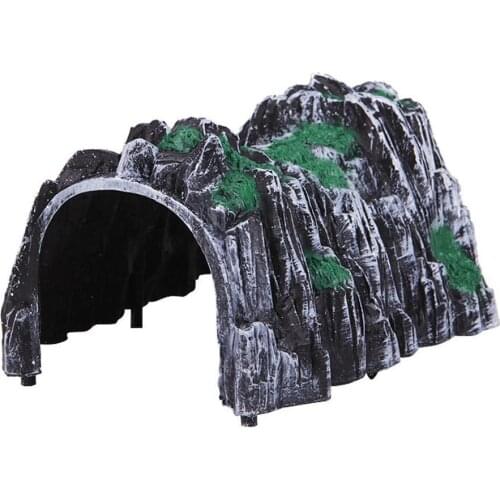 Simulation Cave Scene Model Plastic Track Train Tunnel Accessories DIY Sand Table Scene Stone Cave Miniatures Crafts Home Decor