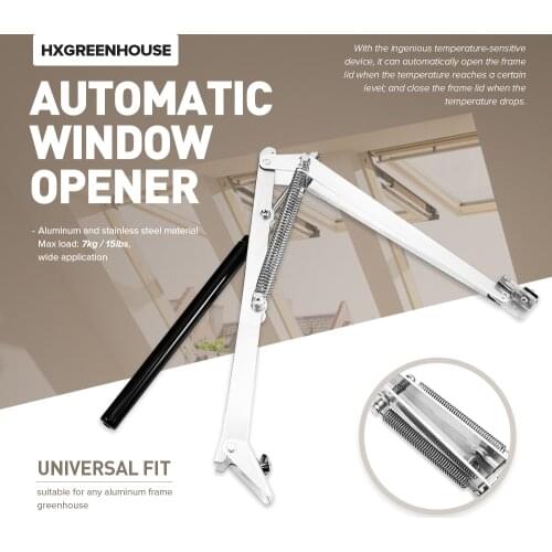 Original Greenhouse Automatic Window Opener Agricultural Solar Heat Sensitive Window Opener With Dual Springs