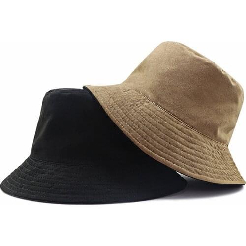 Winter Big Size Bucket Hats Plus Size Man Hat Large Head Outdoor Panama Caps Suede Fisherman Hats 56-58cm 58-60cm 60-63cm