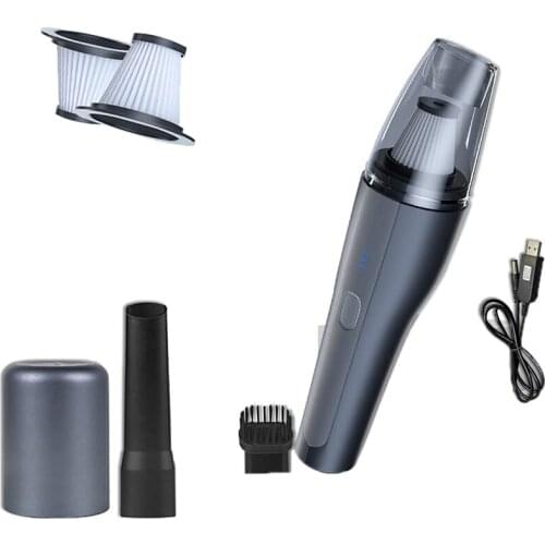 Portable Cordless Car Vacuum Cleaner for Car/Home/Office Cleaning Dry and Wet,60W High Power 6000Pa Strong Adsorption Of