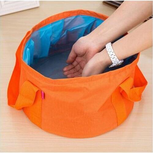 Portable Outdoor Travel Foldable Folding Camping Washbasin Basin Bucket Bowl Sink Washing Bag Water bucket 15L