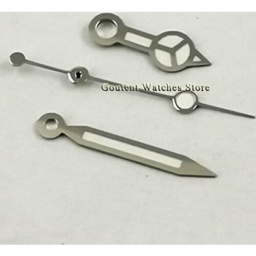 Simple Green luminous watch hands fit ETA 2836 2824 DG2813,3804/Miyota 8215,8205,821A movement