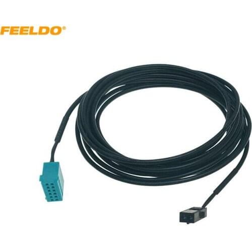 FEELDO 10Pcs Car Navigation Wire Harness Cable Adapter For Volkswagen 275A/276B/276D/276E MIB Head Unit