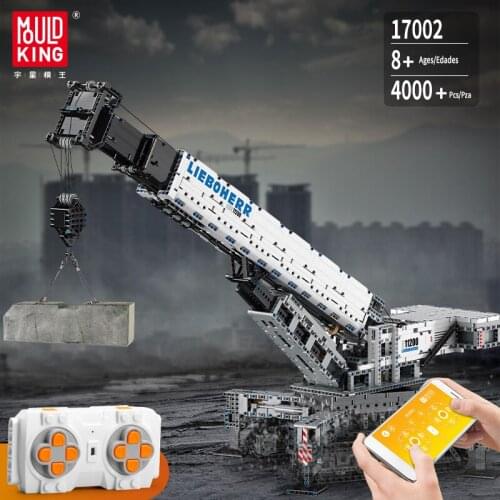 MOULD KING Building Blocks APP Remote Control Truck LTM Excavator MOC High-Tech Model Assemble Kids DIY Toys Christmas Gifts