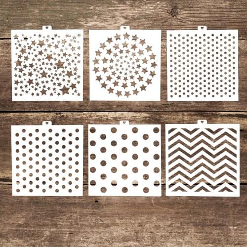 13 cm DIY Craft Layering Candy Background Stencil For Wall Painting Scrapbooking Stamping Album Decorative Embossing Paper Cards