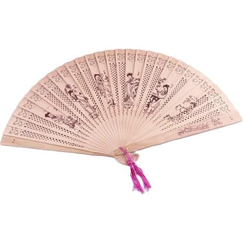Natural Sandalwood Folding Hand Fan,Wedding Favour Gift, Bride Accessory, guest gifts,destination wedding,Chinese ancient fan,Ch