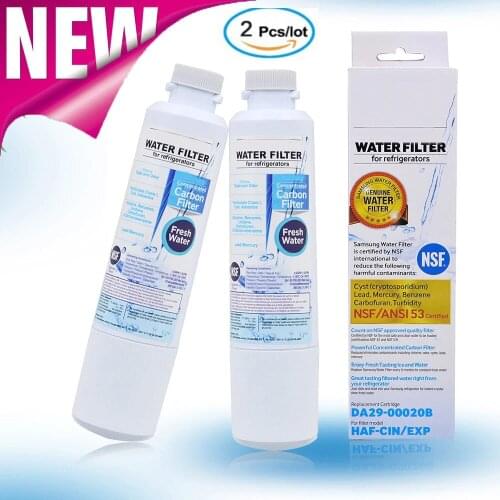 Replace Samsung refrigerator DA29-00020B, DA29-00020A, HAF-CIN / EXP / Tier1 / water filter 2 packs