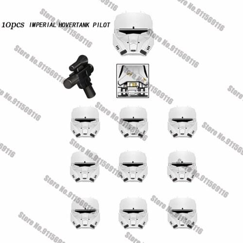 10PCS UMBARAN HOVER TANK Pilot Drivers Building Blocks Bricks Star Action Figure Wars Toys Kids