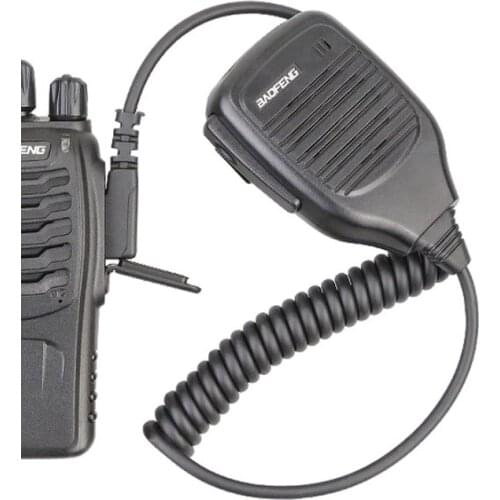 100% Original Baofeng Walkie Talkie Accessories UV-5R Speaker Microphone MIC BF-888S UV-5RE Two-way Radio Communication