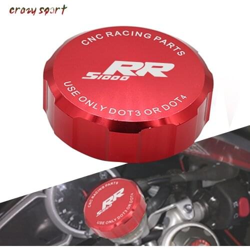 2020 Motorcycle Parts For BMW S1000RR S1000 RR S 1000RR 08-20 Front Brake Fluid Reservoir Cover Cap With Logo 2018 2019