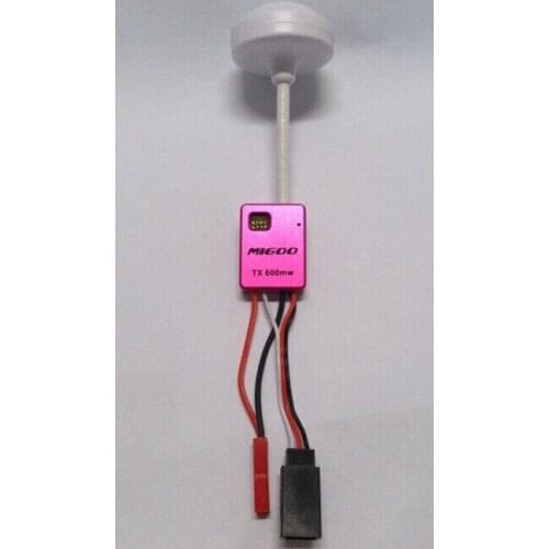5.8G 600mW Mini A/V FPV Tx Transmitter MI600 W/ Clover Mushroom Antenna TX600 for RC Quadcopter Multicopter