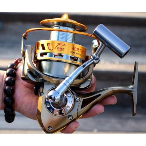 8000-9000 Size 5.2:1-12+1BB Boat fishing reel, Surf Reel. Fishing Spinning reel