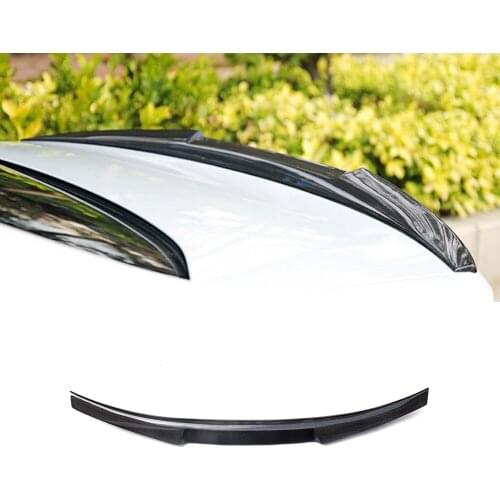 Car Accessories Carbon Fiber Rear Spoiler Tail Wing Trunk Trim Diffuser Cover Sticker Decoration for BMW 5 Series G30 2017-2020