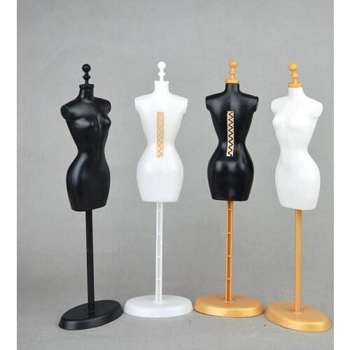 White & Black Stand for 1/6 Blythe Licca Barbie FR XINYI Dress Clothes Display ,model Stand