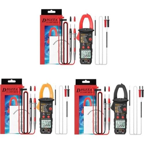 ST184 Digital Multimeter Clamp Meter True RMS 6000 Counts Temperature Measuring Testers AC/DC Voltage AC Current Ohm
