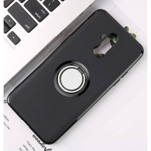 For Ulefone P6000 Plus Back Ring Holder Bracket Phone Case Cover Phone TPU Soft Silicone Cases for Ulefone P6000 Plus 6.0"