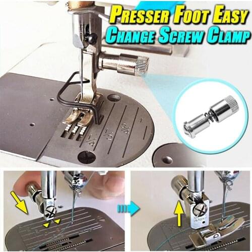 Presser Foot Easy Change Screw Clamp Sewing Machine Presser Foot Changer Quick Change wzpi