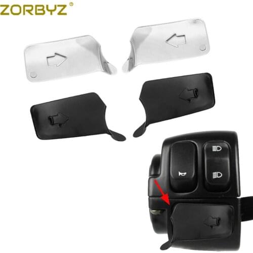 ZORBYZ Aluminum Left Right Extension Turn Signal Control Switch Cover For Harley Sportster XL Model Softail Dyna 1996-2017