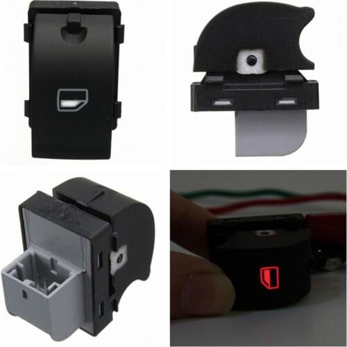 Window Switch Cover For Audi Power Window Button Switch Console Cover Caps For Audi A4 B6 8ED959855