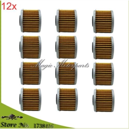 12x Oil Filters For Honda TRX450R 2004 2005 2006 2007 2008 2009 CRF450X TRX450