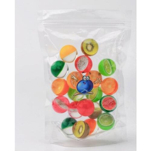 Noc number32 bouncy ball gift display bag high bouncing ball toy ball transparent card ball high rubber ball