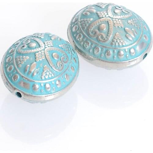 New Arrival 150 Pcs/Lot Fluted Corrugated Oval Antique Design Spacer Loose Beads For Diy Handmade Jewelry Making Findings